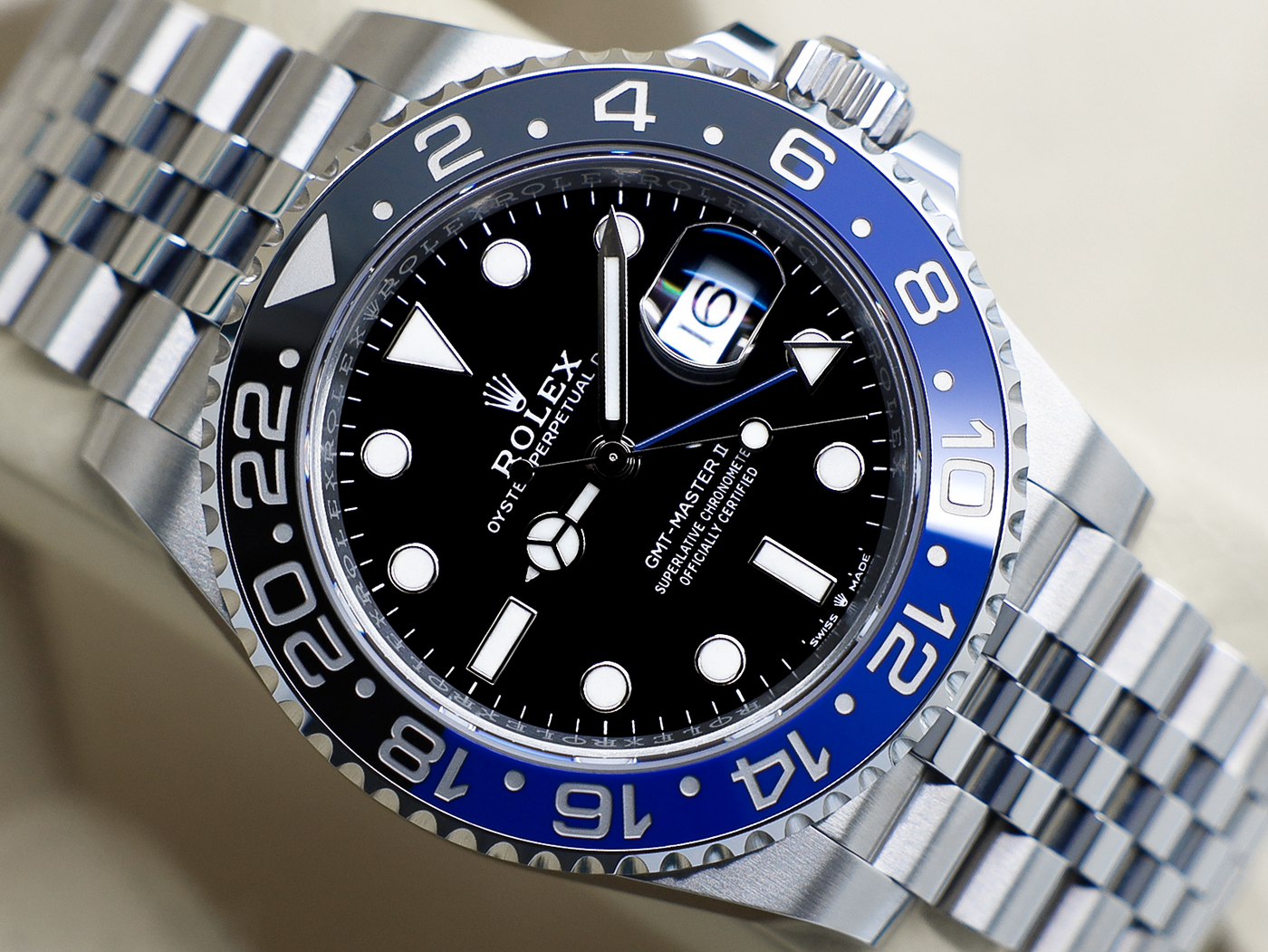 Rolex ROLEX GMT-MASTER II BATGIRL 126710BLNR STAINLESS STEEL UNWORN STICKERS 2024 UK B&P