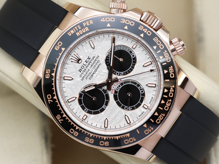 GENTS ROLEX DAYTONA 18ct ROSE GOLD OYSTERFLEX 126515LN METEORITE DIAL NEW UNWORN 2025 UK B&P