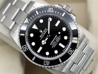 GENTS ROLEX SUBMARINER NON DATE 41mm 124060 STAINLESS STEEL WARRANTY 2026 UK B&P