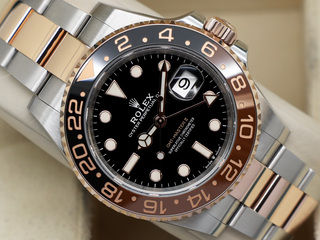 ROLEX GMT-MASTER II ROOT BEER 126711CHNR 18ct ROSE GOLD/STEEL WARRANTY 2021 UK B&P