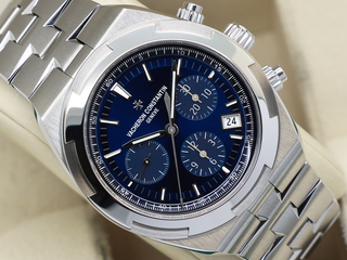 VACHERON CONSTANTIN OVERSEAS CHRONOGRAPH 42.5mm 5520V/210A STAINLESS STEEL BLUE DIAL 2026 B&P