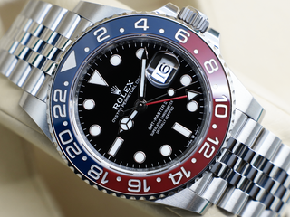GENTS ROLEX GMT-MASTER II PEPSI 126710BLRO STAINLESS STEEL WARRANTY 2024 UK B&P