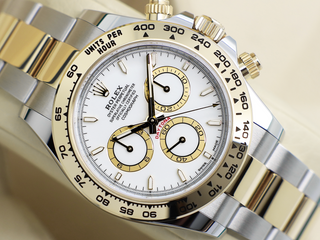GENTS ROLEX DAYTONA 18ct YELLOW GOLD/STEEL 126503 WHITE DIAL UNWORN 2024 UK B&P