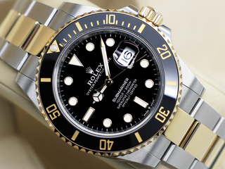 GENTS ROLEX SUBMARINER DATE 41mm 126613LN 18ct GOLD/STEEL BLACK DIAL WARRANTY STICKERS 2021 UK B&P