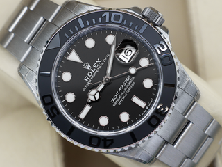 GENTS ROLEX YACHT-MASTER 42MM 226627 TITANIUM OYSTER BRACELET MATT BLACK DIAL UNWORN FULL STICKERS 2025 UK B&P