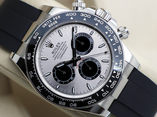GENTS ROLEX DAYTONA 18ct WHITE GOLD OYSTERFLEX GHOST 126519LN WARRANTY 2025 UK B&P