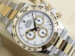 GENTS ROLEX DAYTONA 18ct YELLOW GOLD/STEEL 126503 WHITE DIAL WARRANTY 2024 UK B&P