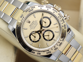 GENTS ROLEX DAYTONA 18ct YELLOW GOLD/STEEL 126503 CHAMPAGNE DIAL WARRANTY 2023 UK B&P
