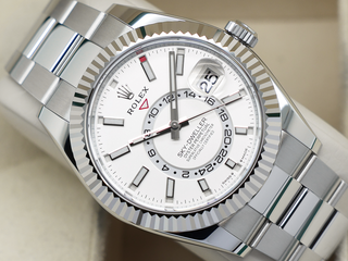 GENTS ROLEX SKY-DWELLER 42mm 336934 STAINLESS STEEL WHITE DIAL UNWORN 2026 UK B&P