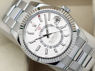 GENTS ROLEX SKY-DWELLER 42mm 336934 STAINLESS STEEL WHITE DIAL UNWORN 2026 UK B&P