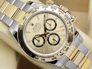 GENTS ROLEX DAYTONA 18ct YELLOW GOLD/STEEL 126503 CHAMPAGNE DIAL WARRANTY 2023 UK B&P