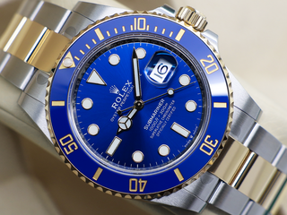 GENTS ROLEX SUBMARINER DATE 41mm 126613LB 18ct GOLD/STEEL BLUE DIAL WARRANTY STICKERS 2025 UK B&P