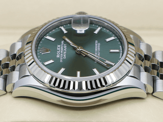 LADIES ROLEX DATEJUST MIDSIZE 31mm 278274 STAINLESS STEEL MINT GREEN DIAL UNWORN 2026 UK B&P