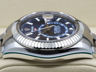 GENTS ROLEX SKY-DWELLER 42mm 326934 STAINLESS STEEL BLUE DIAL WARRANTY 2022 UK B&P