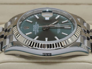 ROLEX DATEJUST 36mm 126234 STAINLESS STEEL MINT GREEN DIAL UNWORN FULL STICKERS 2026 UK B&P