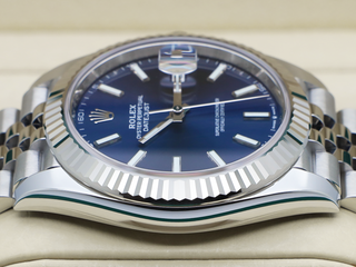 GENTS ROLEX DATEJUST 41mm 126334 STAINLESS STEEL BLUE DIAL UNWORN 2026 UK B&P