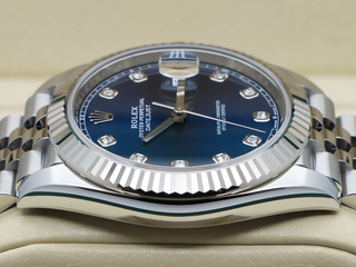 GENTS ROLEX DATEJUST 41mm 126334 STAINLESS STEEL BLUE DIAMOND DIAL UNWORN 2026 UK B&P