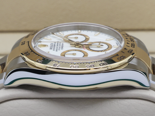 GENTS ROLEX DAYTONA 18ct YELLOW GOLD/STEEL 126503 WHITE DIAL WARRANTY 2024 UK B&P