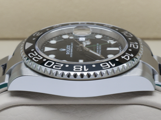 GENTS ROLEX GMT-MASTER II 116710LN STAINLESS STEEL WARRANTY 2019 UK B&P