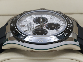 GENTS ROLEX DAYTONA 18ct WHITE GOLD OYSTERFLEX METEORITE 116519LN UNWORN 2023 UK B&P
