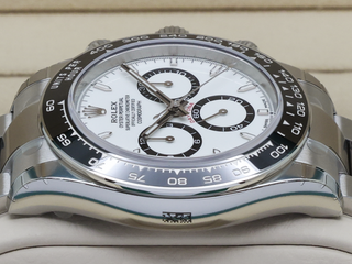 GENTS ROLEX DAYTONA PANDA 126500LN STAINLESS STEEL WHITE DIAL UNWORN FULL STICKERS 2025 UK B&P