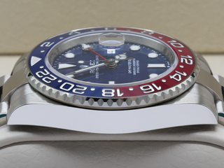 GENTS ROLEX GMT-MASTER II PEPSI 126710BLRO STAINLESS STEEL WARRANTY 2022 UK B&P