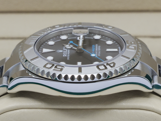 GENTS ROLEX YACHT-MASTER 40 126622 STAINLESS STEEL RHODIUM DIAL WARRANTY 2024 UK B&P