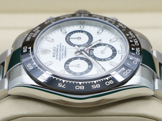 GENTS ROLEX DAYTONA PANDA 116500LN STAINLESS STEEL WHITE DIAL WARRANTY 2023 UK B&P