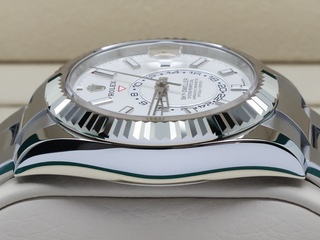 GENTS ROLEX SKY-DWELLER 42mm 336934 STAINLESS STEEL WHITE DIAL UNWORN 2026 UK B&P