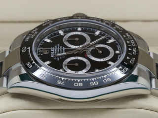 GENTS ROLEX DAYTONA 116500LN STAINLESS STEEL BLACK DIAL STICKERS WARRANTY 2020 UK B&P