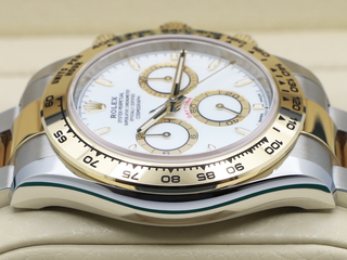 GENTS ROLEX DAYTONA 18ct YELLOW GOLD/STEEL 126503 WHITE DIAL WARRANTY 2025 UK B&P