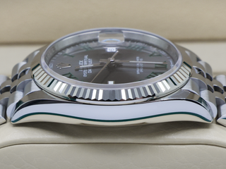 GENTS ROLEX DATEJUST 36mm 126234 STAINLESS STEEL WIMBLEDON DIAL UNWORN 2025 UK B&P