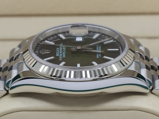 ROLEX DATEJUST 36mm 126234 STAINLESS STEEL OMBRE GREEN DIAL UNWORN 2026 UK B&P