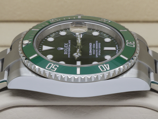 GENTS ROLEX SUBMARINER DATE HULK 40mm 116610LV STAINLESS STEEL WARRANTY STICKERS 2018 UK B&P