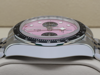 GENTS TUDOR BLACK BAY CHRONO MIAMI PINK 79360N STAINLESS STEEL WARRANTY 2025 UK B&P