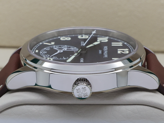 GENTS PATEK PHILIPPE CALATRAVA PILOT TRAVEL TIME 5524G 42mm 18CT WHITE GOLD WARRANTY 2022 UK B&P