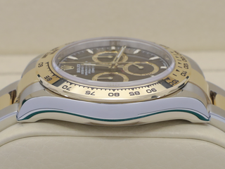 GENTS ROLEX DAYTONA 18ct YELLOW GOLD/STEEL 126503 BLACK DIAL WARRANTY 2025 UK B&P