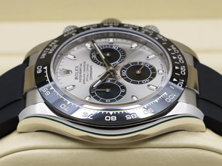 GENTS ROLEX DAYTONA 18ct WHITE GOLD OYSTERFLEX GHOST 116519LN WARRANTY 2023 UK B&P