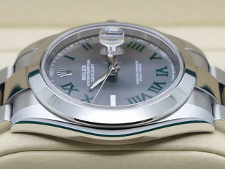 GENTS ROLEX DATEJUST 41mm 126300 STAINLESS STEEL WIMBLEDON DIAL UNWORN 2025 UK B&P