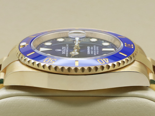 GENTS ROLEX SUBMARINER DATE 41mm 126618LB 18ct YELLOW GOLD WARRANTY 2022 UK B&P