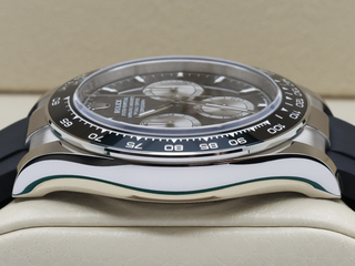 GENTS ROLEX DAYTONA 18ct WHITE GOLD OYSTERFLEX BLACK DIAL 126519LN WARRANTY 2025 UK B&P