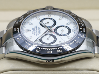 GENTS ROLEX DAYTONA PANDA 116500LN STAINLESS STEEL WHITE DIAL UNWORN FULL STICKERS 2019 UK B&P