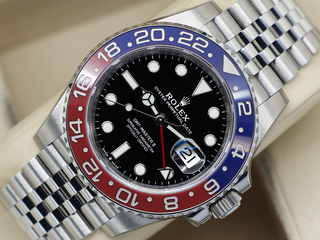 GENTS ROLEX GMT-MASTER II PEPSI MK1 126710BLRO STAINLESS STEEL WARRANTY FULL STICKERS 2018 UK B&P