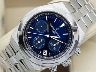 VACHERON CONSTANTIN OVERSEAS CHRONOGRAPH 42.5mm 5520V/210A STAINLESS STEEL BLUE DIAL 2026 B&P
