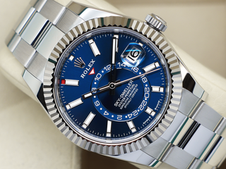 GENTS ROLEX SKY-DWELLER 42mm 336934 STAINLESS STEEL BLUE DIAL UNWORN 2025 UK B&P