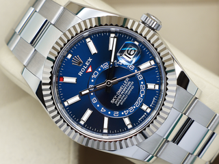 GENTS ROLEX SKY-DWELLER 42mm 336934 STAINLESS STEEL BLUE DIAL UNWORN 2025 UK B&P