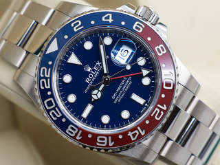GENTS ROLEX GMT-MASTER II PEPSI 126710BLRO WHITE GOLD WARRANTY 2021 UK B&P