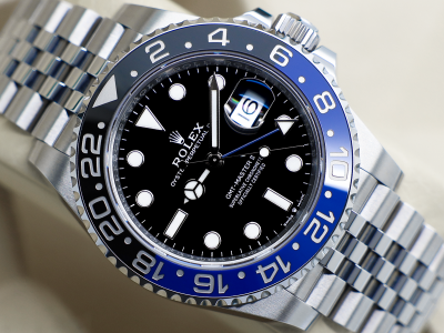 ROLEX GMT-MASTER II BATGIRL 126710BLNR STAINLESS STEEL WARRANTY 2025 UK B&P