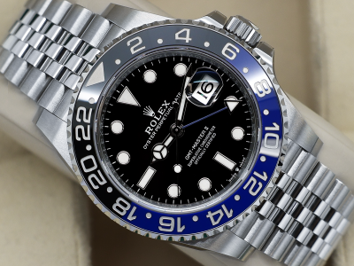 ROLEX GMT-MASTER II BATGIRL 126710BLNR STAINLESS STEEL WARRANTY 2025 UK B&P